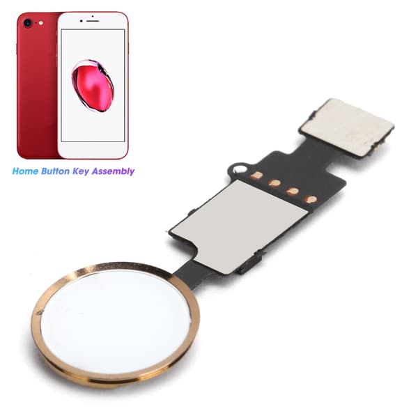 Hjem Returknap Hovednøgle Flexkabel Modul Udskiftning til iPhone 7/7 Plus/8/8 Plus Gylden