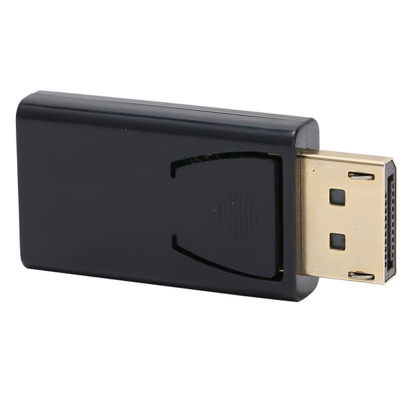 4K DP han til HD Multimedia Interface hun adapter 1.4V forgyldt konverter sort
