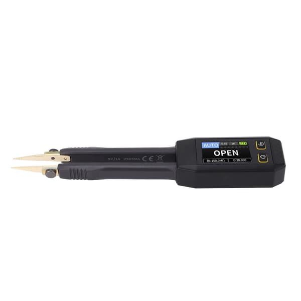 Præcision SMD Pincet Multimeter ESR Meter Kompakt Digital Kapacitans Tester