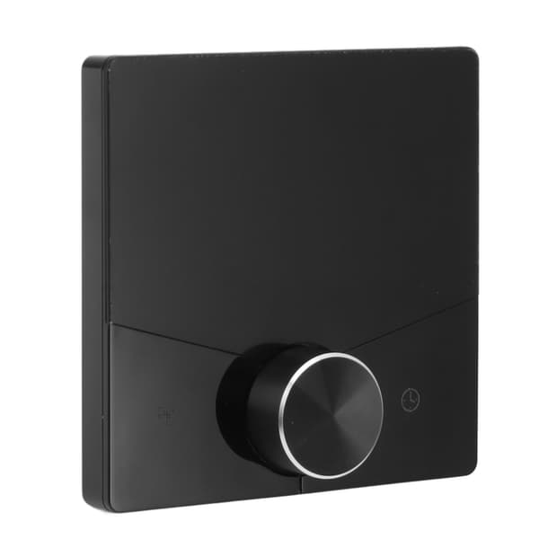 Termostat ABS Sort Smart Programmerbar WiFi Digital Touchscreen LCD Farvetermostat til Husholdning Sort