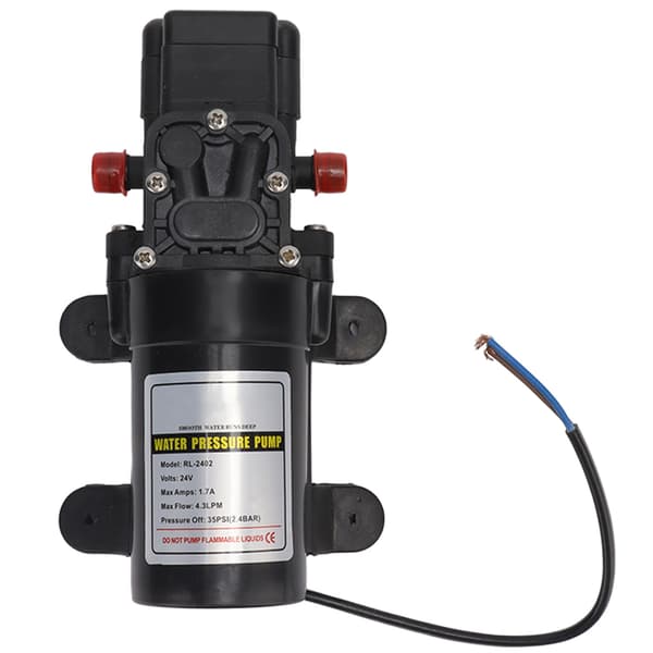 Vattentrycksmembranpump Självsugande Membranpump Högtrycksvattenpump för Utomhusbruk RL 2402 24V