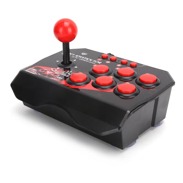 Arcade Fight Stick Trådbunden Arkadjoystick Arkadspelstillbehör för Switch/PC/PS3