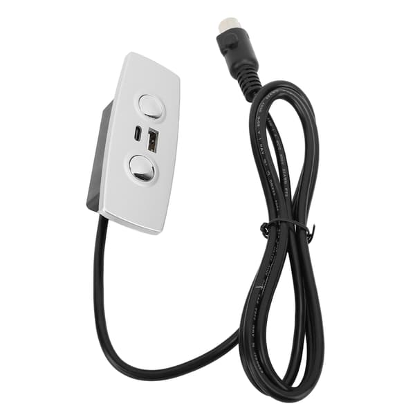 Byte av reclinerkontroll 2 knappar 5 stift USB Typ C Ström Elektrisk Lyftstol Soffa Handkontrollbrytare