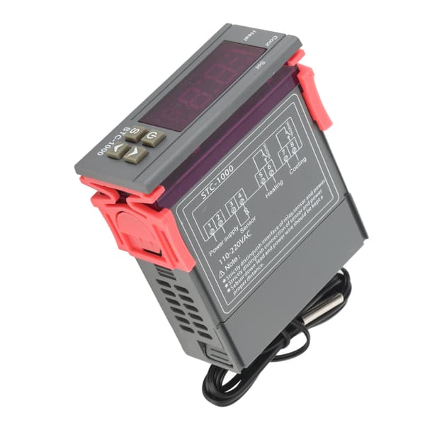 110-220V Digital termostat med temperatursensor Elektrisk temperaturregulator