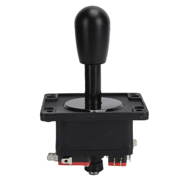 Arkadespil DIY-sæt Joystick-tilbehør med USB-encoderkortadapter til pc-spil Sort