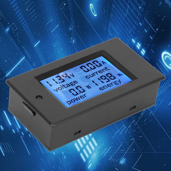 TSPZEM-031 DC 0-100V 10A Digital Voltmeter Ammeter, LCD Display Current Tester, Multi-Function Panel Meter