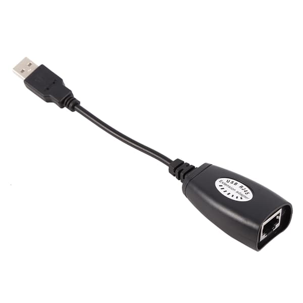USB 2.0 til RJ45 Ethernet-forlængeradapterkabel med ledning til OS X