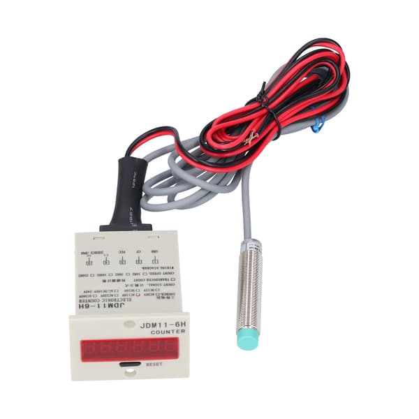 Digital Elektronisk Tæller Metal Kontaktsensor Panel Nulstil JDM11-6H DC12-24V