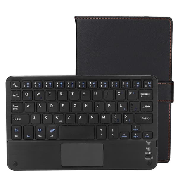 7/8 tommer 75-timers Bluetooth Touchpad-tastatur med beskyttelsesetui til Android/iOS/Windows