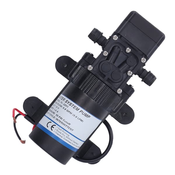 12V DC vattenpump 0.8GPM 55PSI självsugande booster för husbil båt trädgårdsbruk