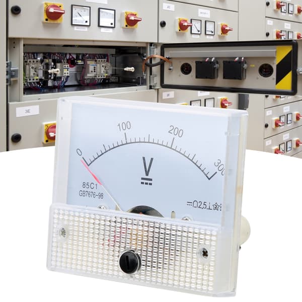 85C1 DC Voltmeter 0-300V, Højpræcisionspanelmåler, Nøjagtig Installationsmåler