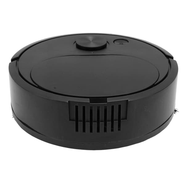 Robotstøvsuger Multifunktionel USB-opladning Mini Smart Fejerobot til trægulve, fliser, tæpper, sort