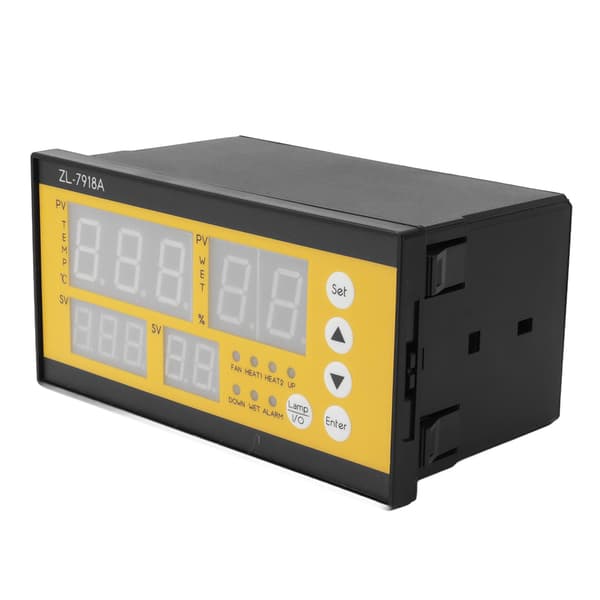 Inkubator Temperatur Fugtighedssensor LED Lys Speciel Engelsk Controller til Inkubator 100‑240V