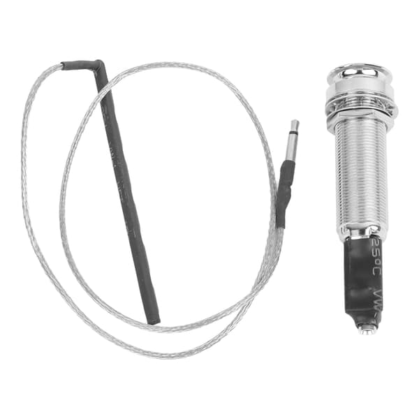 Gitarr Jack Pickup 6,35 mm Utgång Barrel Jack Socket Cylinder för Elgitarr Pipa Ukulele Citra