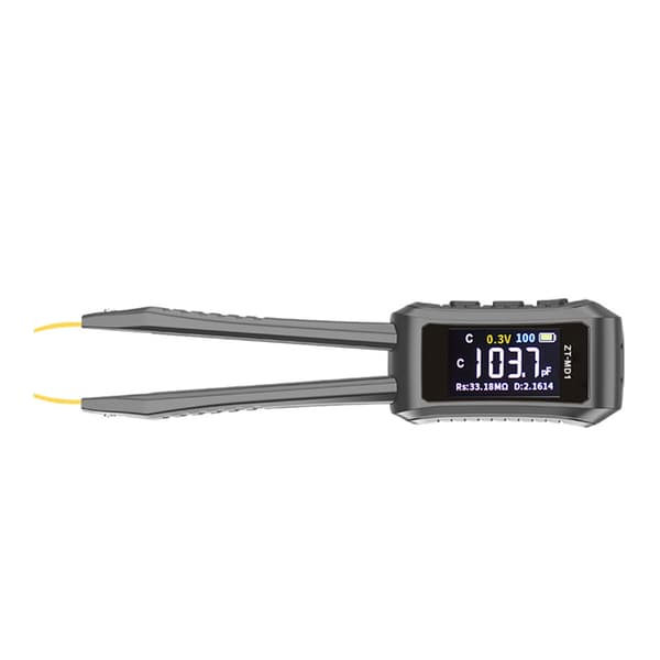 Digital Multimeter Pincet Komponenttester SMD Modstand Kondensator Induktor Auto Detect Måler