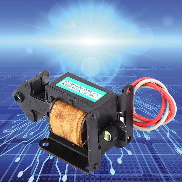 AS-05 A AC Push Pull Solenoid Elektromagnet 220VAC 1N 15mm Slaglængde