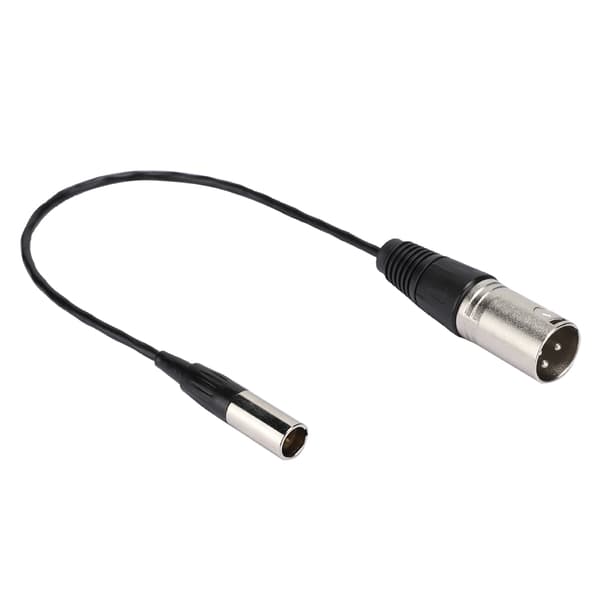 Mini XLR 3PIN han til Canon lydkabel til overførsel af kameramikrofoninterface