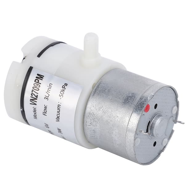 3 st 6V DC membranpump 3L/min Mini tyst luftvakuumpump
