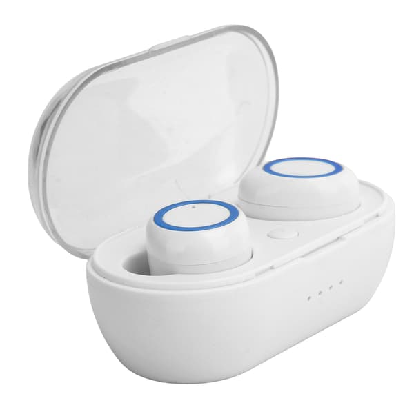Y50 Trådløs Bluetooth-øretelefon Bluetooth-ørepropper Stereo-hovedtelefon Bluetooth 5.0 Headset Hvid Blå