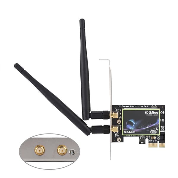 SU N600 PCI-E Desktop Computer Højhastigheds Trådløst Netværkskort til Windows