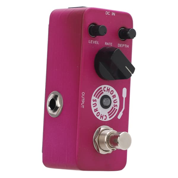 Choruspedal True Bypass Varm Klar Analog Chorus Effektpedal för Elgitarr Bas