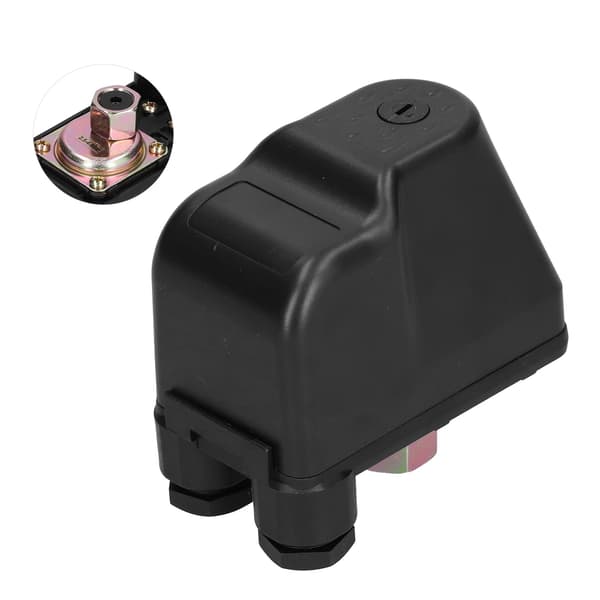 Vattentryckspumpbrytare Högeffekts självsugande vattenpump tryckregulator AC 220V