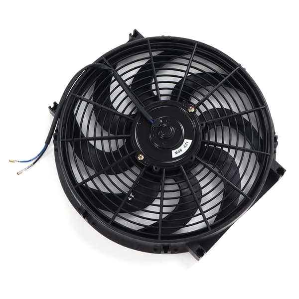 14 tommer universal elektrisk kølerkøleventilator monteringssæt 12V 90W slank ventilator push pull