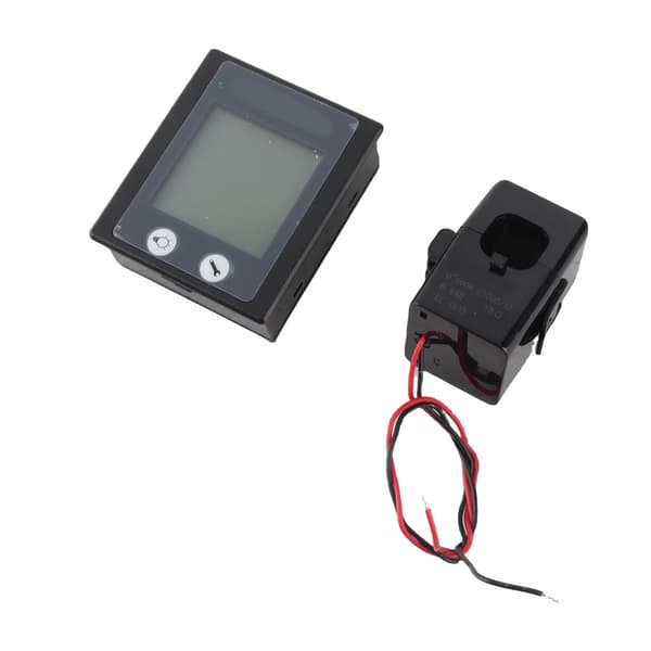 PEACEFAIR AC 80-260V 100A Digital Multimeter Panelmåler med CT, Volt Amp Watt Energimonitor
