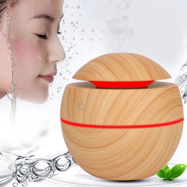 Rund kugleformet USB-stik i aroma diffuser luftfugter luftrenser