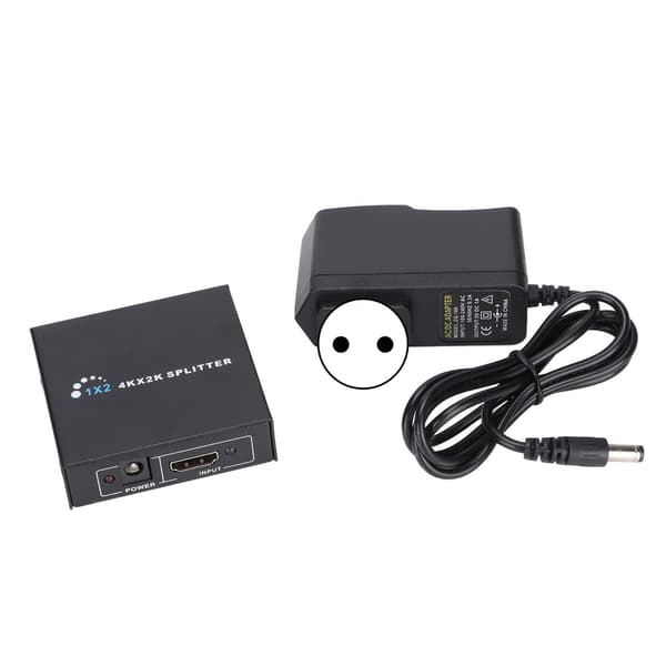 HD Multimedia Interface Splitter 1 ind 2 ud HD Multimedia Interface Extender til skærme LCD-tv-computere 100-240VEU-stik