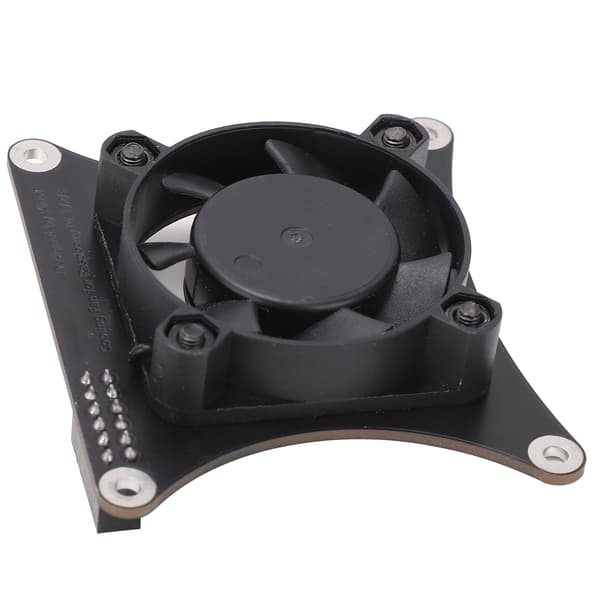 Stille PWM-køleventilator til Raspberry Pi, printplade-køleplade, hastighedsjusterbart pc-tilbehør