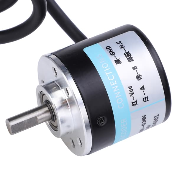 Rotary Encoder 5-24V DC AB 2-faset inkrementel solid aksel, 1000P/R til automation og kontorudstyr