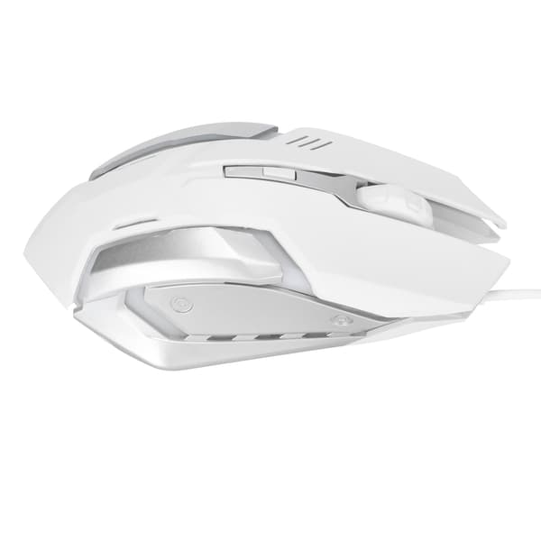 Kablet mus USB-port Gaming Kontor Erhverv Lysende Optisk Computertilbehør Hvid