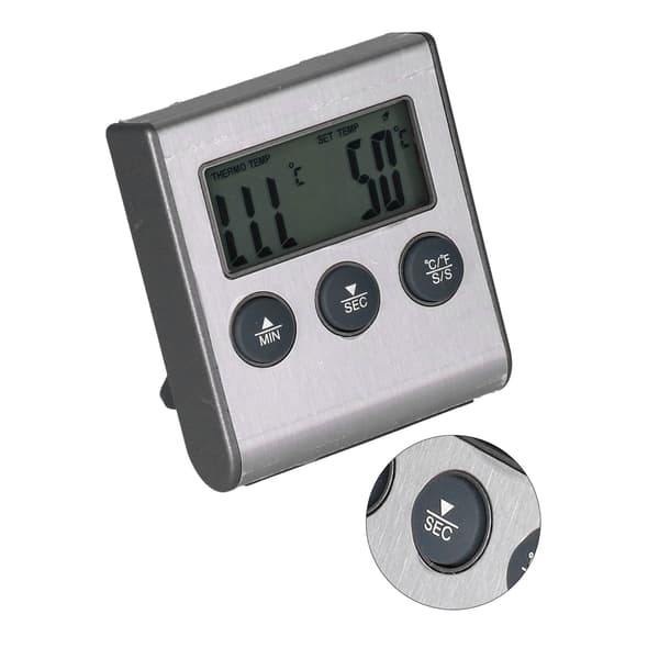 Magnetdesign Grilltermometer Mat Kött Temperaturmätare med Larmfunktion för Kök