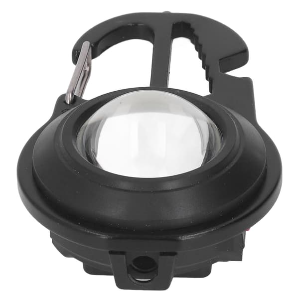 COB Mini Lommelygte 3 Tilstande USB Genopladelig Sort Lommelygte med Stativ til Camping Hjem