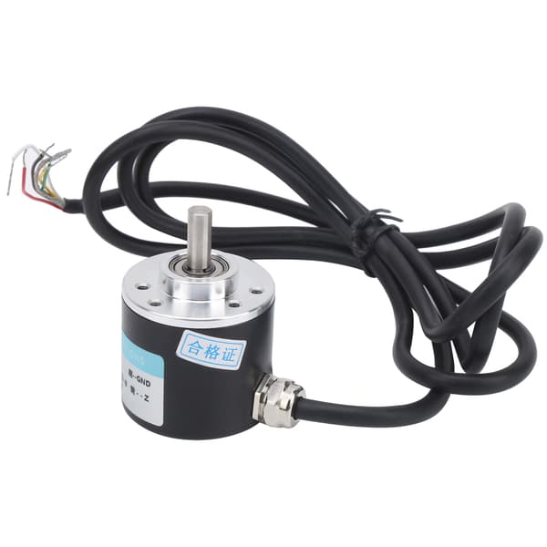 Rotary Encoder 3-faset 6 mm massiv aksel reduktionsmotor tilbehør DC5-24V C38S6G5-1200Z