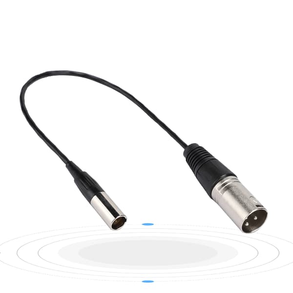 Mini XLR 3PIN han til Canon lydkabel til overførsel af kameramikrofoninterface