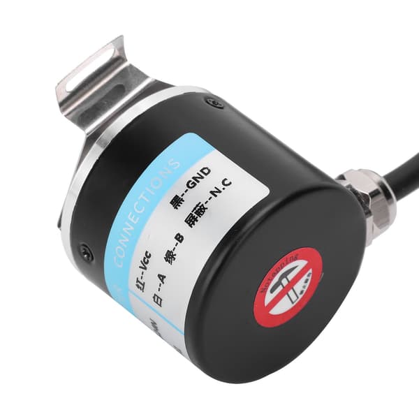 Roterende Encoder Kit 30KHz AB Dual-Channel NPN Open Collector, 5-24VDC Hulaksel 8mm til CNC Motor Feedback