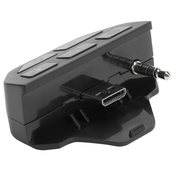 Headset Adapter Controller Audio Adapter Hovedtelefon Konverter til Xbox One Trådløs Gamepad Sort