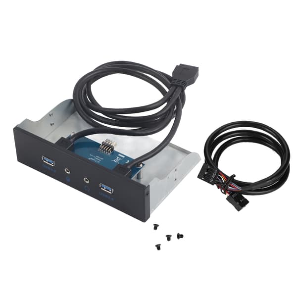 USB3.0 LJUD Diskettenhet Frontpanel 3,5 tum 2 USB3.0-gränssnitt med mikrofonljud