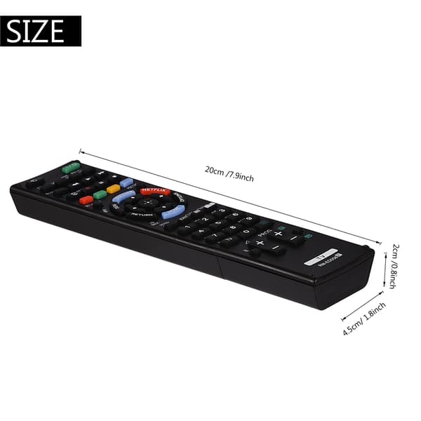 Svart fjärrkontrollersättning för Sony RM-ED058 TV