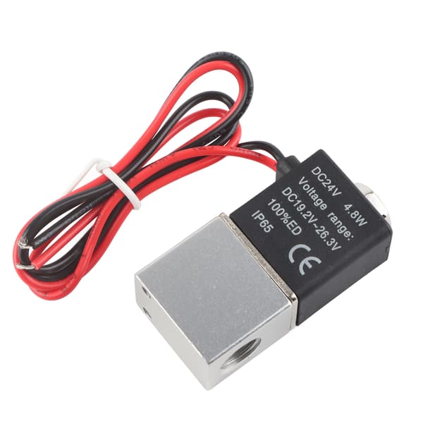 24V DC snabb respons elektrisk magnetventil 2 positioner 2-vägs luftvattenolja G1/4