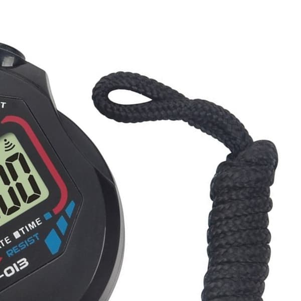 013 Elektronisk stopur multifunktion med knapcelle sportsstopur timer til løb