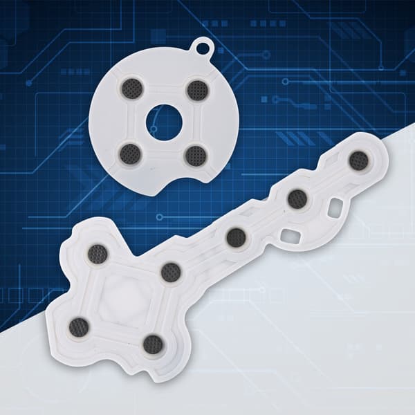 10 STK Ledende Gummi Kontakt Pad Knap til Xbox 360 Spilhåndtag Spilcontroller