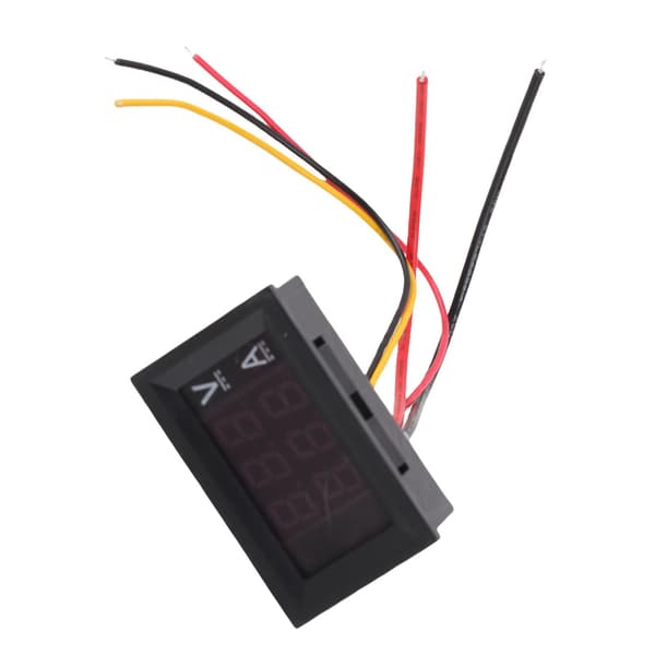DC 0-100V 100A Digital Voltmeter Ammeter, Dobbelt LED-display, Spændings- og Strømtester Måler