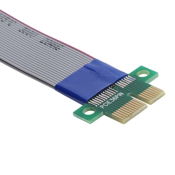 PCIE förlängningskabel 1X Riser Card Extender DoubleSpeed MaletoFemale Adapter Ribbon EP051