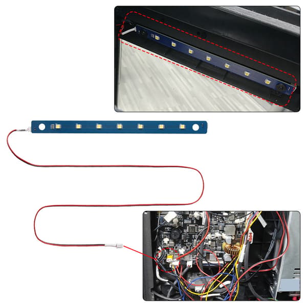 3D-skrivare LED-ljusbräda Hög ljusstyrka PCB-lampa för AD5M Pro