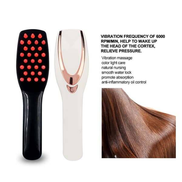 Elektrisk Massagekam Hårväxtvård Anti-Håravfall Vibrationshälsa Massager