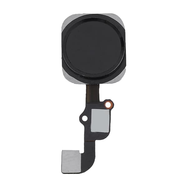 Hemknappsersättning Touch ID-sensornyckel Flexkabel för iPhone 6S/6S Plus HEMKNAPP Svart