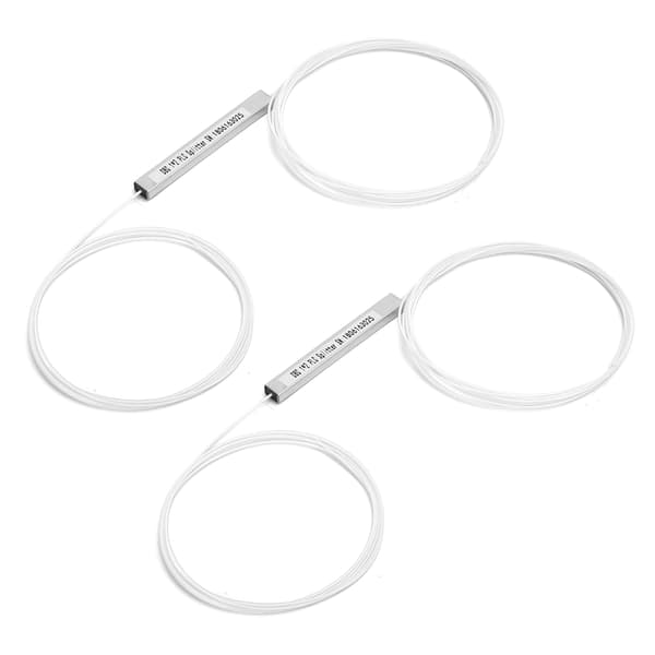 2 st PLC-splitter bar fiber utan kontakt Enkelläge Strömhantering Datorkringutrustning (1 x 2)